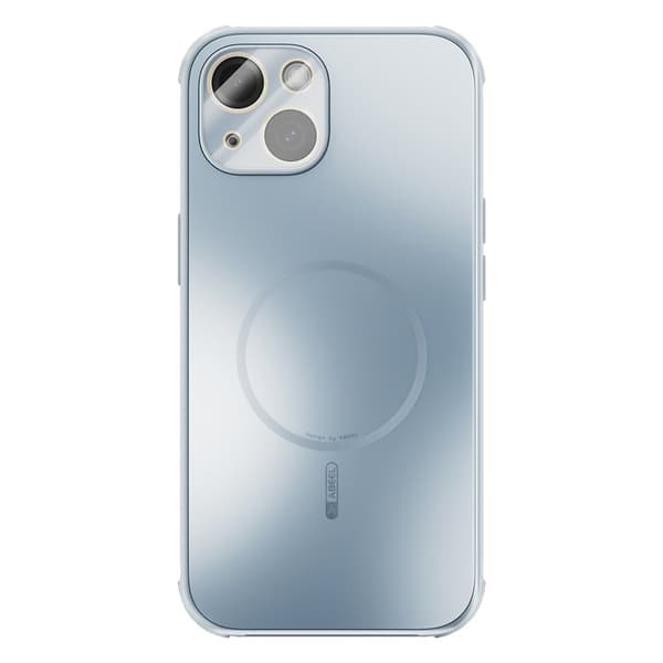 ABEEL Mobilskal till iPhone 14 Magnetiskt TPU PC Kylande Matt - Blå