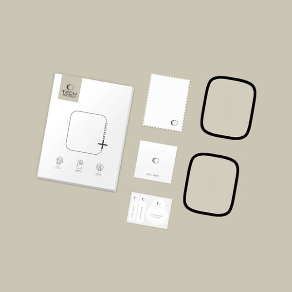 [2-Pack] Tech-Protect Skärmskydd Xiaomi Redmi Watch 6 Hybrid Glas Flex+ Svart