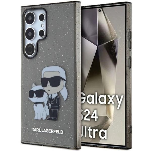 Karl Lagerfeld Galaxy S24 Ultra Mobilskal IML Glitter Karl & Cho