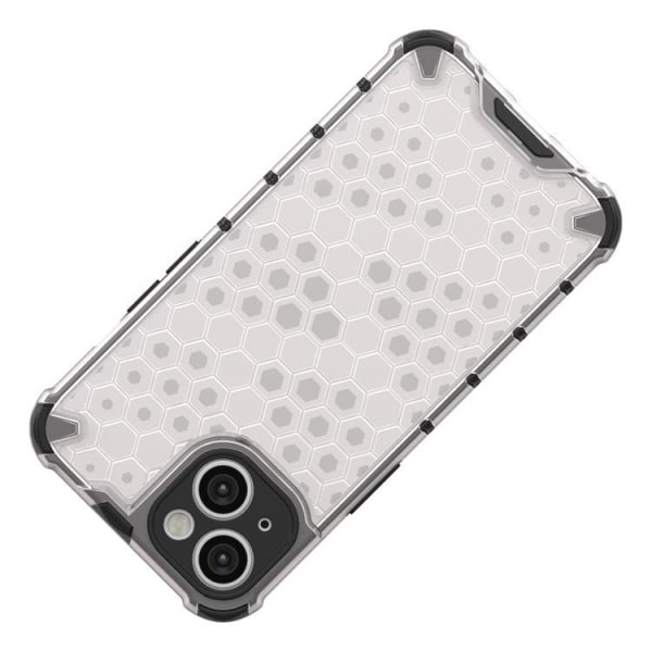 iPhone 14 Skal Honeycomb Armored Hybrid - Transparent