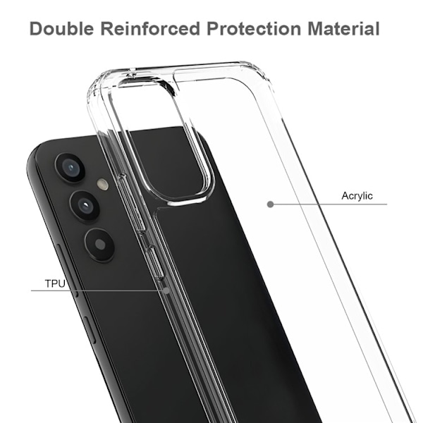 Galaxy A34 5G Mobilskal Acrylic TPU Anti-Yellowing - Clear