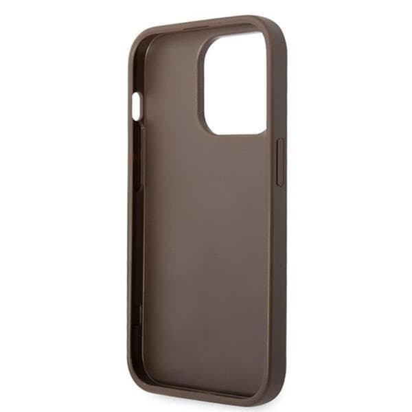 Guess iPhone 15 Pro Max Mobilskal Big Metall Logo - Brun Brun