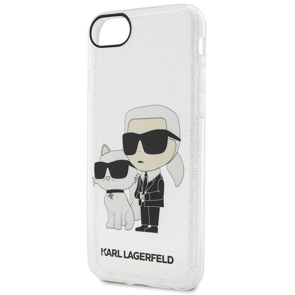 Karl Lagerfeld iPhone 7/8/SE 2020 Skal Gliter Karl&Choupette