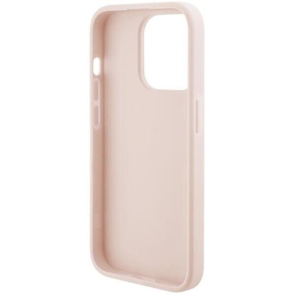 KARL LAGERFELD iPhone 15 Mobilcover Quiltet K Mønster - Pink