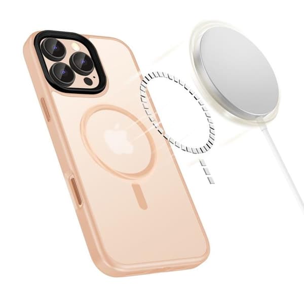 Tech-Protect telefonetui til iPhone 16 Pro Max Magsafe Magmat - Matte Ørken Beige