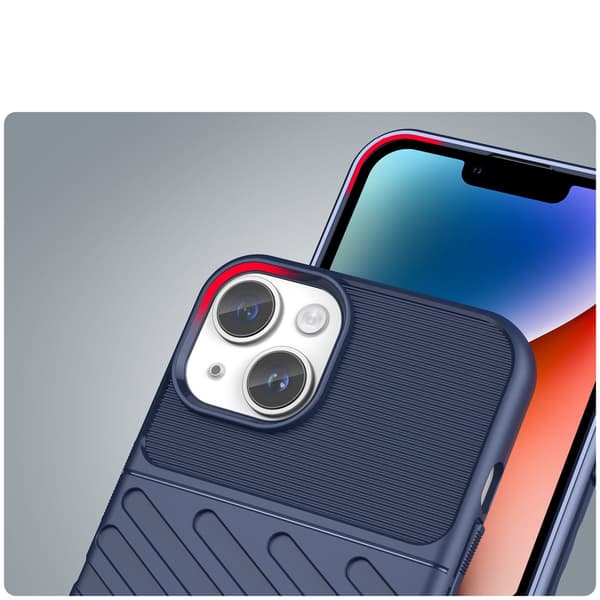 iPhone 14 Skal Thunder Armored - Blå Blå