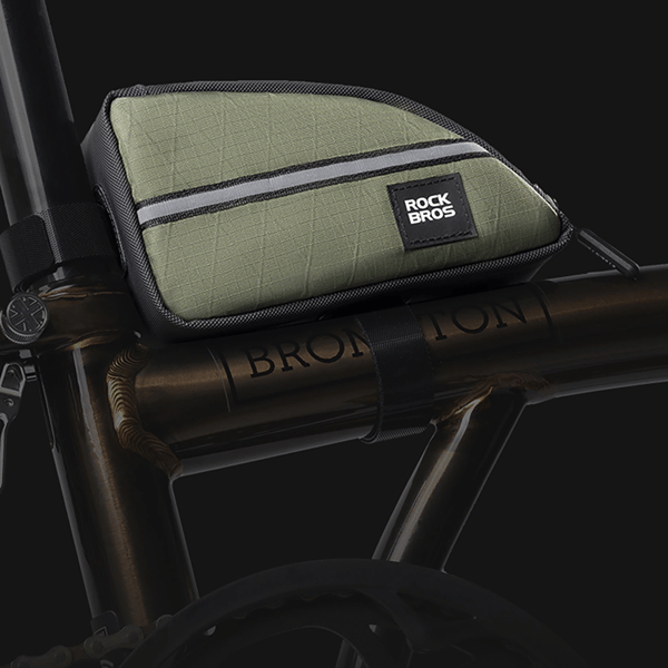 Rockbros Triangle Cykelstel Taske 0.8L - Sort Svart