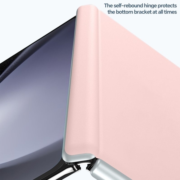 SULADA Mobilskal till Galaxy Z Fold5 5G Hinge Skydd Läder+PC Vit