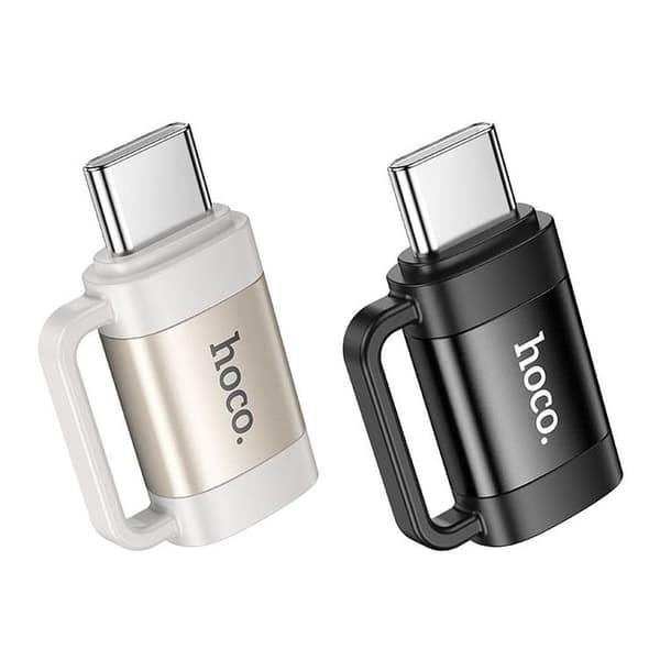 Hoco Adapter OTG USB-C Til Lightning 3A UA31E - Sort Black