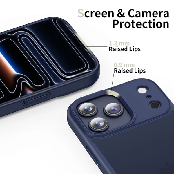 Tech-Protect Mobilskal till iPhone 17 Pro Magsafe - Matte Blå Blå