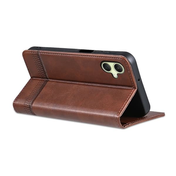 AZNS Samsung Galaxy A06 Plånboksfodral Konstläder - Brun