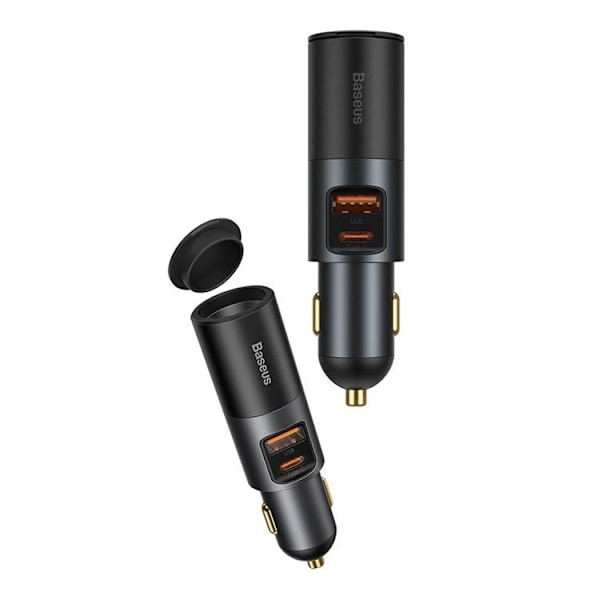 Baseus Billaddare USB Till USB-C 120W - Grå