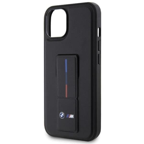 BMW iPhone 15/14/13 Mobilskal Grip Hot Stamp - Sort Black