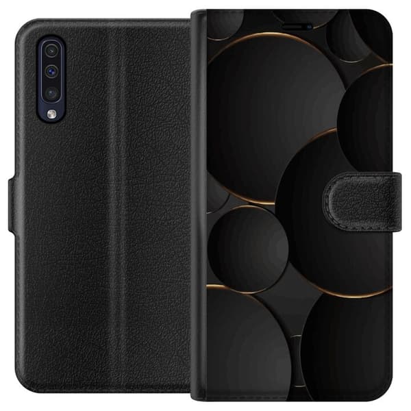 Plånboksfodral till Samsung Galaxy A50 med Lyxig Cirklar