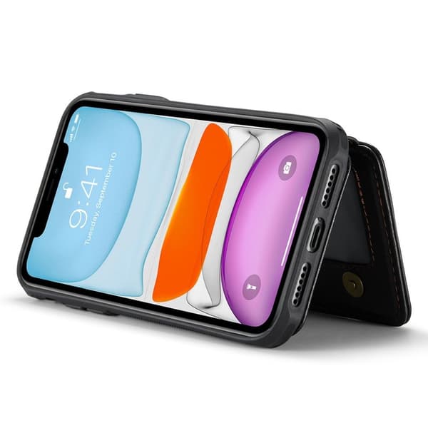 JEEHOOD J05 Mobilskal till iPhone 11 Läder MobilSvart