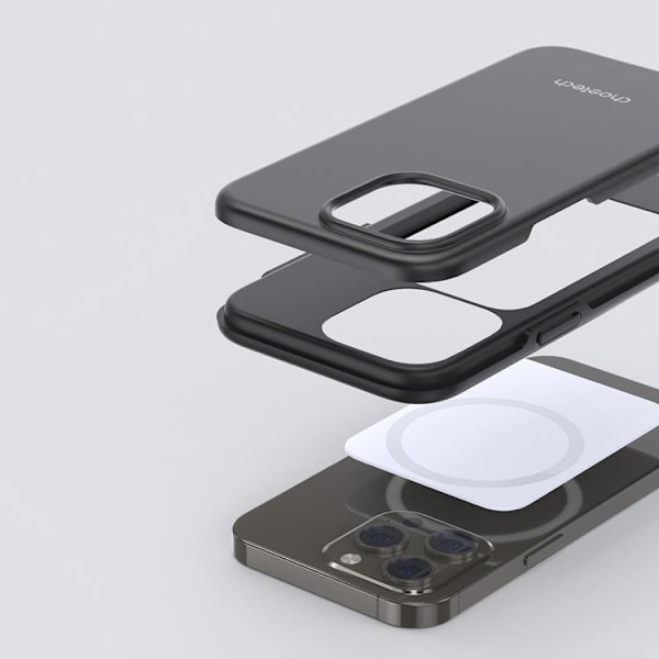Choetech iPhone 13 Pro Max Skal Magsafe MFM Anti-drop - Svart Svart