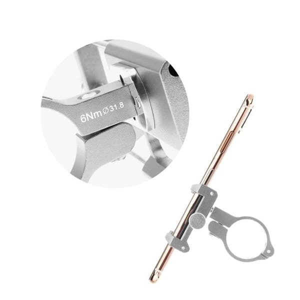 GUB Cykelhållare För Mobil G85 Aluminium - Silver Silver