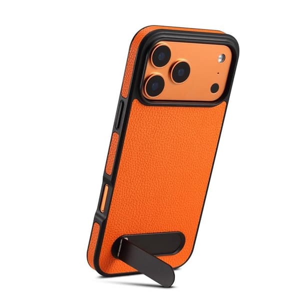 DENIOR Mobilskal till iPhone 17 Pro MagSafe A25+3 Kickstand - Orange Orange