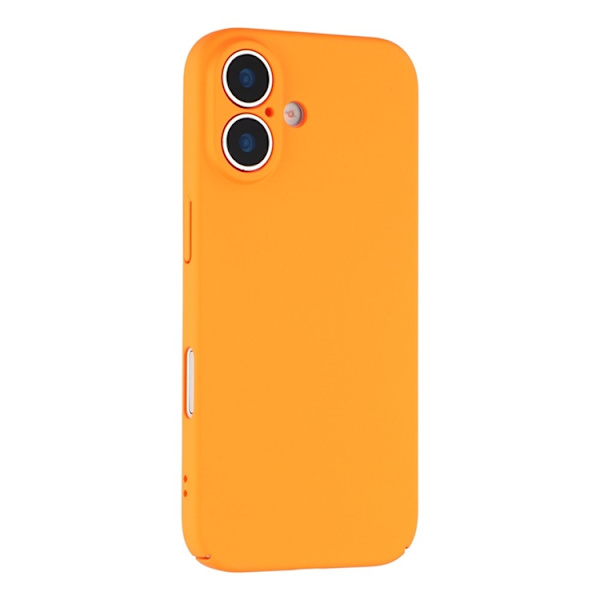 Mobilskal till iPhone 17 Skin-Touch Rubberized Hard PC - Orange Orange