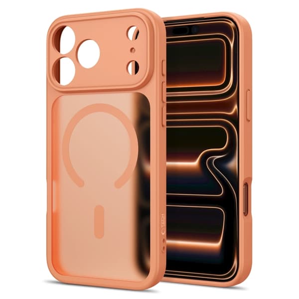 Tech-Protect Mobilskal För iPhone 18 Pro Magsafe Basicmag - Matte Cosmic Orange