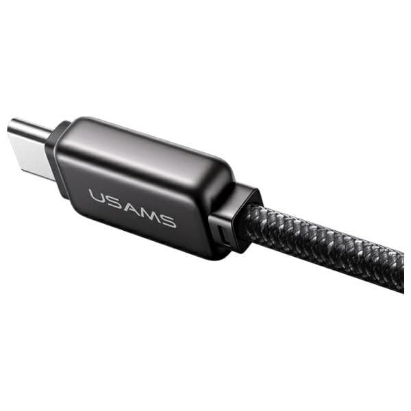 USAMS Meteor-serien USB-C/USB-C-kabel 100W 1.2m SJ744USB0 - Sølv