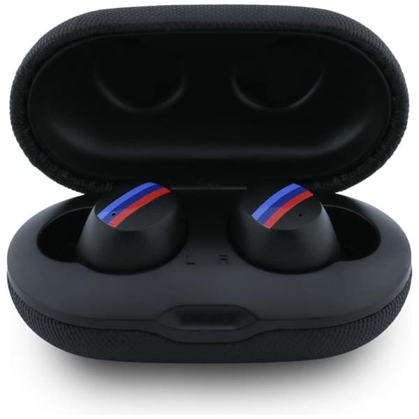 BMW TWS In-Ear øretelefon Bluetooth ENC Metal Logo - Sort Svart