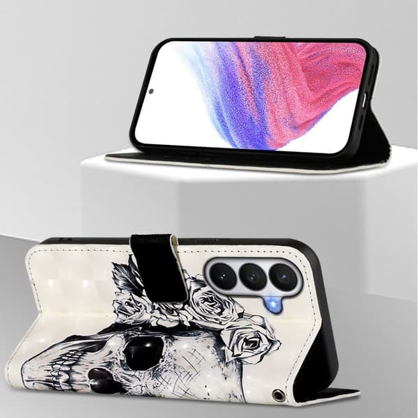 Samsung Galaxy S26 / S26 Pro KonstLäder Mönster - Mobilskalle