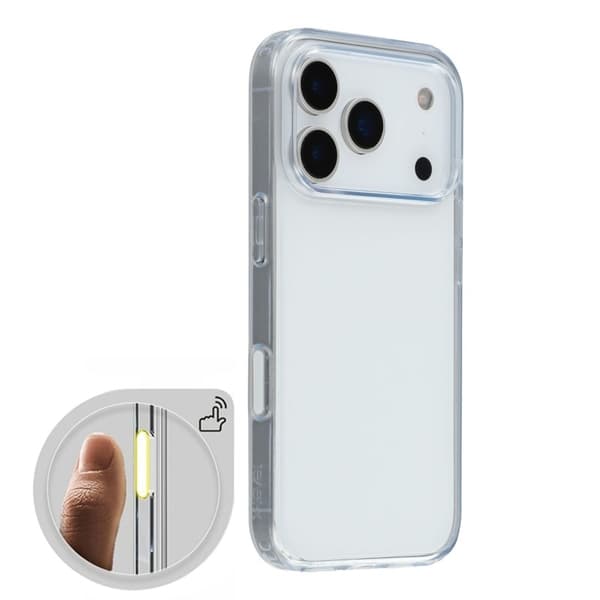X-LEVEL Mobilskal till iPhone 17 Pro Max TPU + PC Klar Bakre Skydd