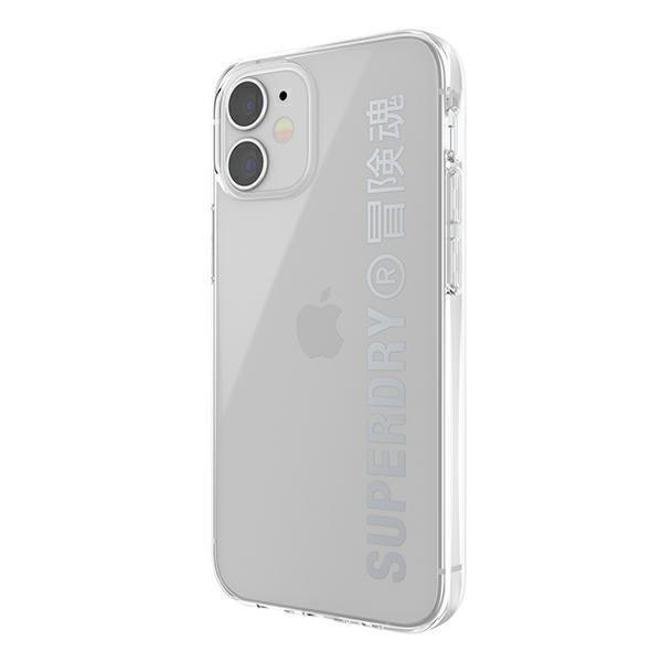 SuperDry Snap Clear Skal iPhone 12 mini - Silver