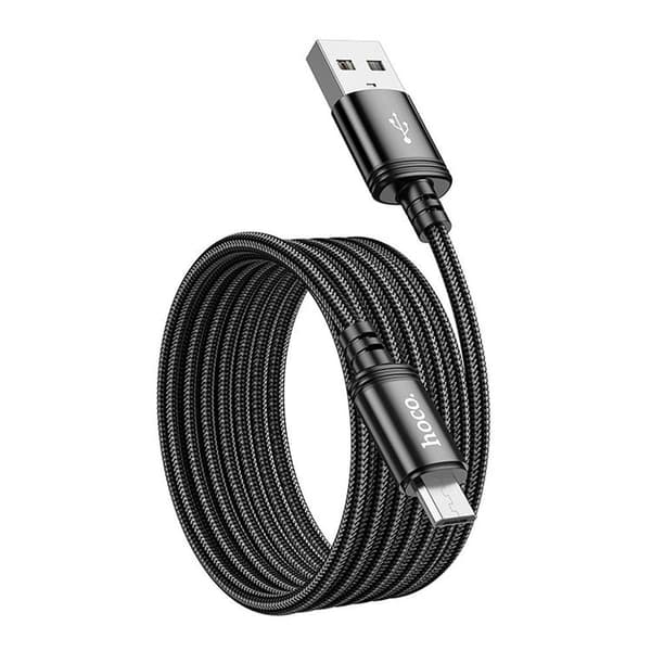 HOCO USB-A - Micro-USB Kabel 2m 2.4A X89 - Svart Svart