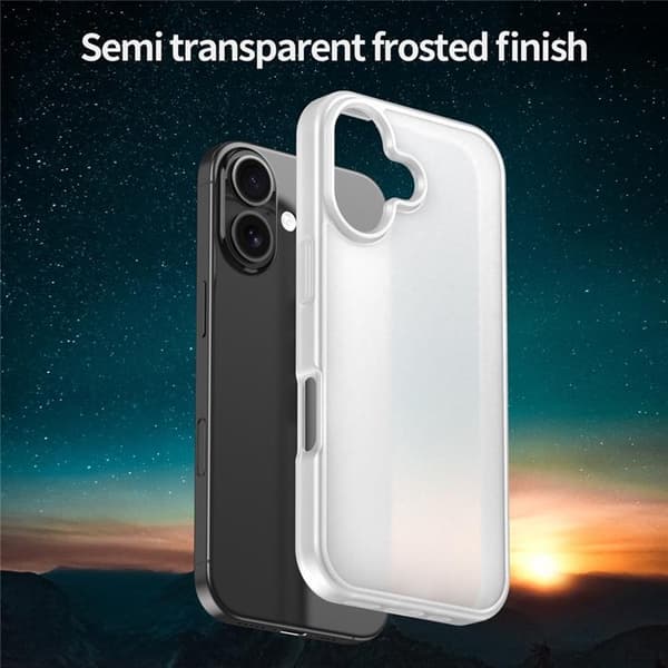 Mobilskal till iPhone 17 Skin Touch Matte - Vit Vit