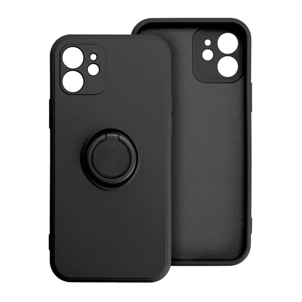 Mobilskal till Xiaomi Redmi Note 14 Pro 4G Silikon Ring - Svart Svart