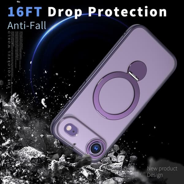 Mobilskal till iPhone Air MagSafe Rotating Kickstand Lila