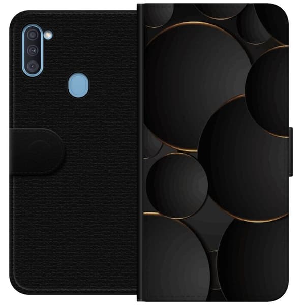 Plånboksfodral till Samsung Galaxy A11 med Lyxig Cirklar