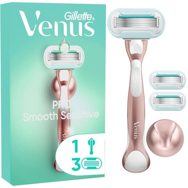 Gillette Rakhyvel Pro Smooth Sensitive + 3st rakblad