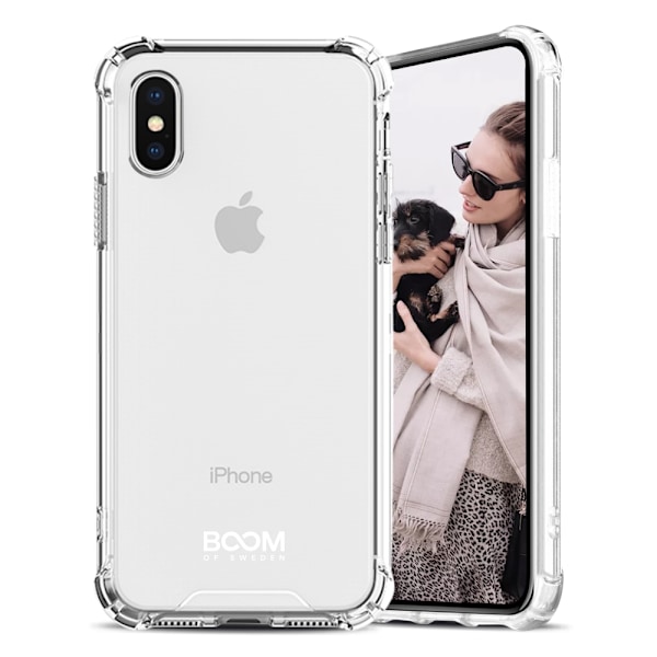 Boom iPhone Xs Max Shockproof Skal Transparent