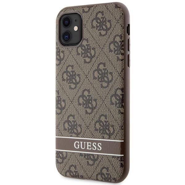 Guess iPhone 11/XR Mobilskal 4G Stripe - Ruskea Brun