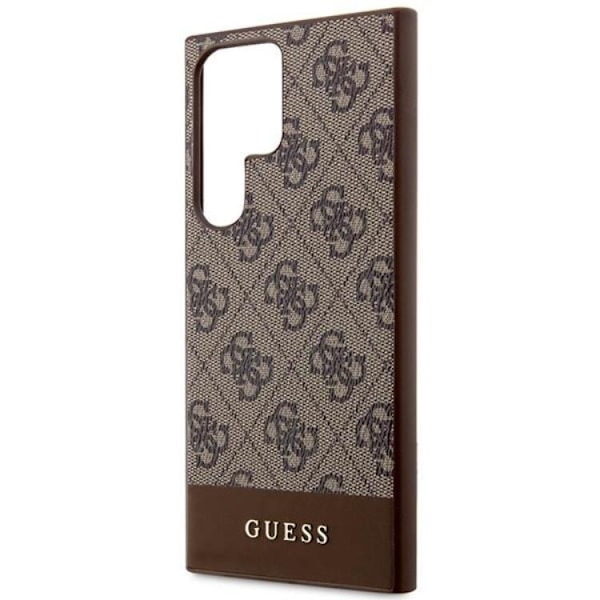 Guess Galaxy S24 Ultra Mobilskal Stripe Collection - Brun