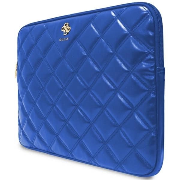 Guess Laptop Taske 14" Quiltet 4G - Blå Blå