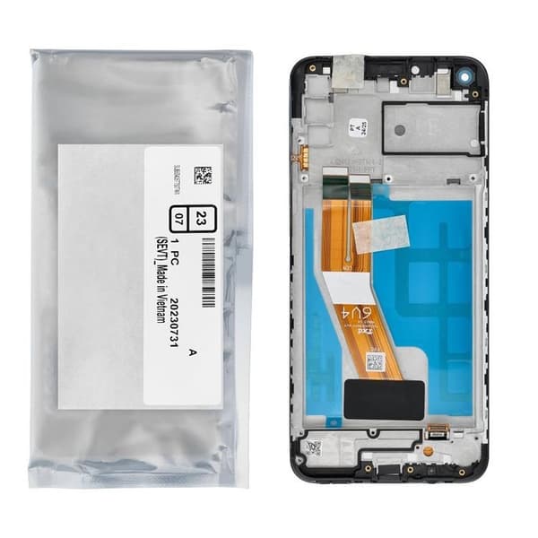 Galaxy M11 Skärm med LCD-display Service Pack GH81-18736A Black
