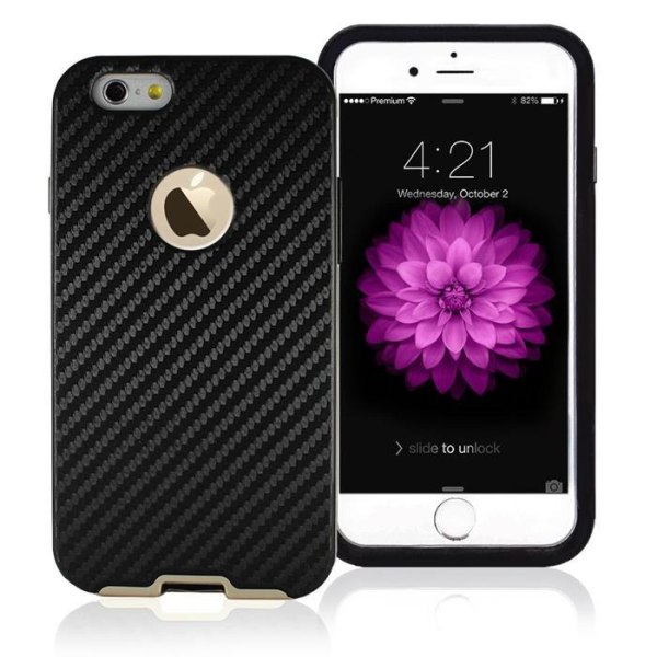 Mercury Bumper Skin Cover Apple iPhone 6S Black Black