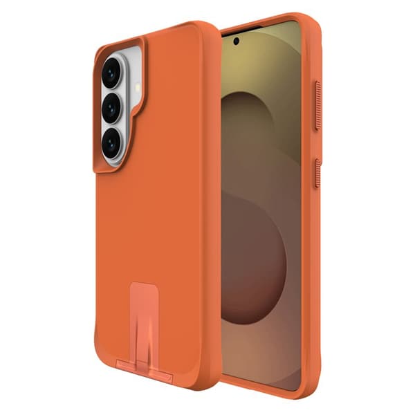 Mobilskal för Samsung Galaxy S26 Kickstand PC + TPU - Orange