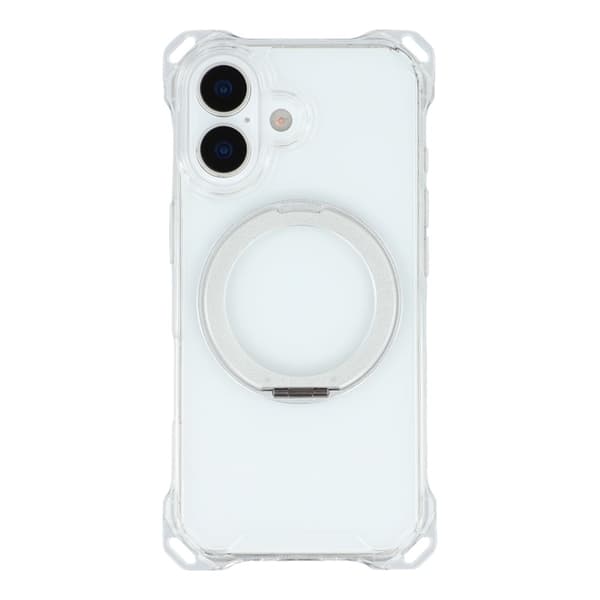 Mobilskal till iPhone 17 MagSafe Ring Kickstand - Transparent Transparent