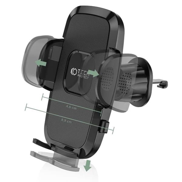 Tech-Protect V3 Universal Bilhållare Luftventil - Svart Svart