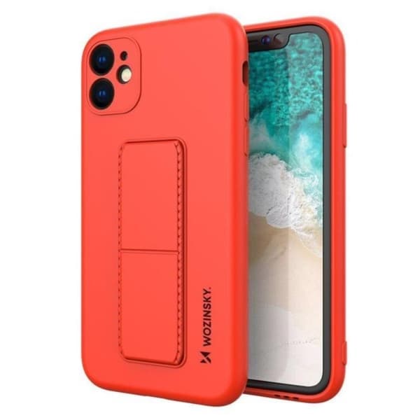 Wozinsky Galaxy A22 4G Mobilskal Kickstand - Rød Röd