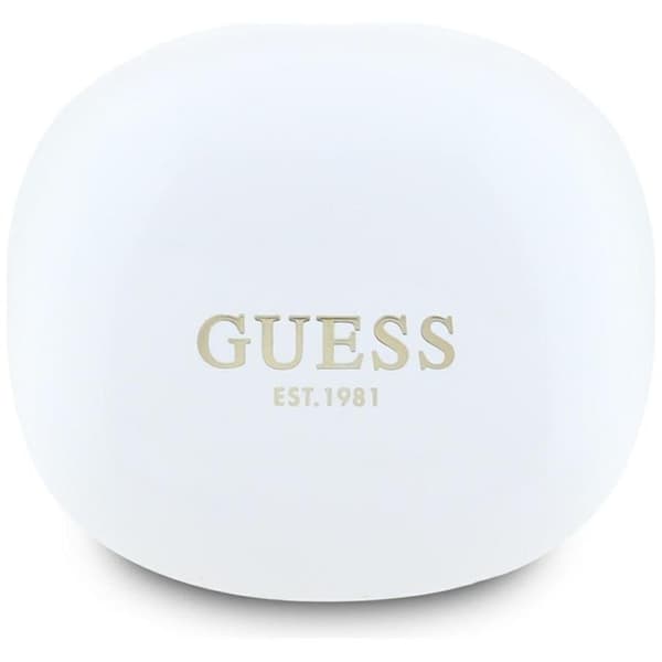 Guess TWS In-Ear Hörlurar Flat Classic Logo Electroplated - Vit Vit