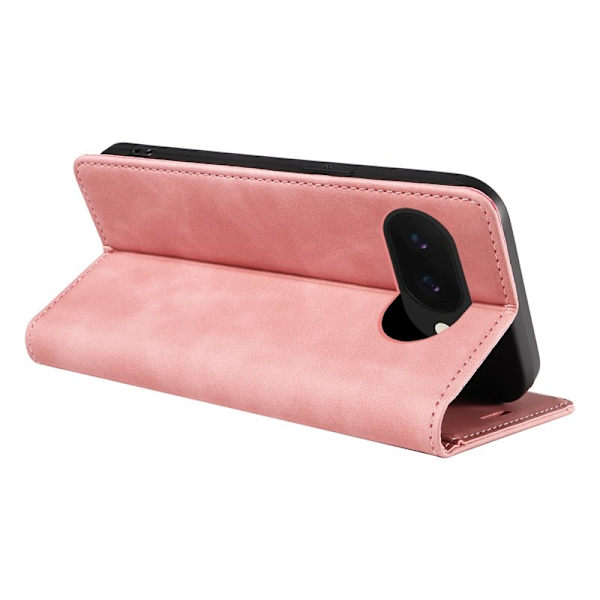 BETOPNICE 003 Google Pixel 9a Plånboksfodral Konstläder - Rosa