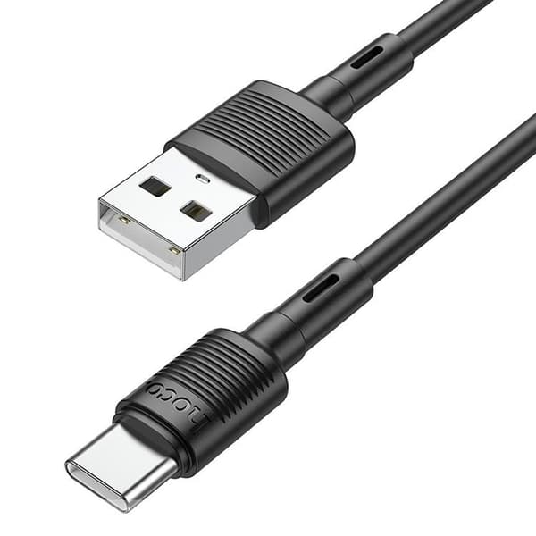 Hoco USB-A - USB-C 3A Kabel 1m X83 - Svart Svart