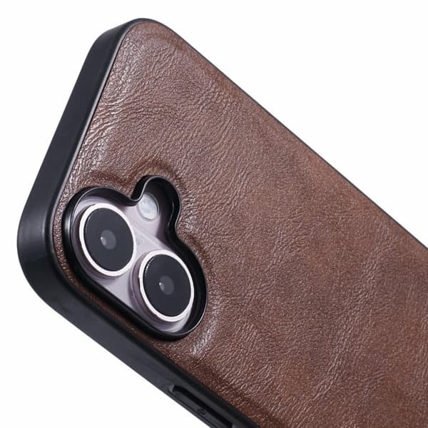 X-LEVEL Bojue-3 Mobilskal till iPhone 16 MagSafe Läder Brun