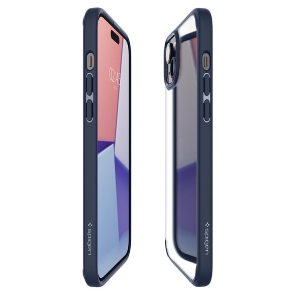 Spigen iPhone 15 Plus -puhelinkuori Ultra Hybrid - Navy Blue